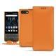 Lederschutzhülle Blackberry Key2 - Orange PU