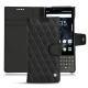 Blackberry Key2 leather case - Noir - Couture ( Nappa - Black ) 