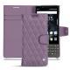 Housse cuir Blackberry Key2 - Lilas - Couture ( Nappa - Pantone 2645U ) 