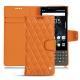 Custodia in pelle Blackberry Key2 - Orange - Couture ( Nappa - Pantone 1495U ) 