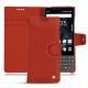 Capa em pele Blackberry Key2 - Papaye ( Pantone 180C ) 