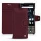 Blackberry Key2 leather case - Lie de vin ( Pantone 5115C ) 