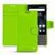 Custodia in pelle Blackberry Key2 - Vert fluo