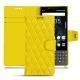 レザーケース Blackberry Key2 - Jaune fluo - Couture