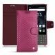 Blackberry Key2 leather case - Serpent ciclamino