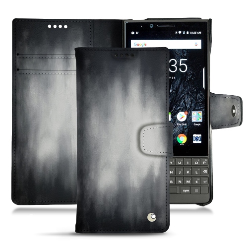 Protégez votre Blackberry Key2 avec des housses en cuir haut de gammeGris Patine