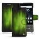 Blackberry Key2 leather case - Vert Patine