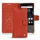 Blackberry Key2 leather case - Arange clouquié