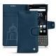 Capa em pele Blackberry Key2 - Blu mediterran