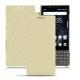 Housse cuir Blackberry Key2 - Beige PU