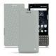 Custodia in pelle Blackberry Key2 - Gris ( Nappa - Pantone W428C ) 