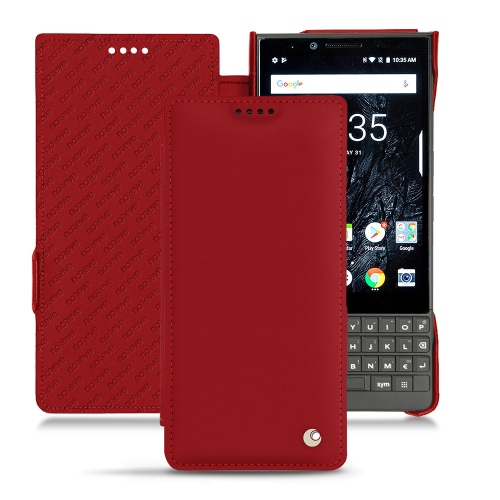 Custodia in pelle BlackBerry Key2Rouge ( Nappa - Pantone #d50032 ) 