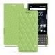 Blackberry Key2 leather case - Vert olive - Couture ( Nappa - Pantone 578U ) 