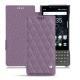 Custodia in pelle Blackberry Key2 - Lilas - Couture ( Nappa - Pantone 2645U ) 