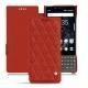 Capa em pele Blackberry Key2 - Papaye - Couture ( Pantone 180C ) 