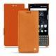 Custodia in pelle Blackberry Key2 - Mandarine vintage ( Pantone 165C ) 