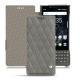 Housse cuir Blackberry Key2 - Acier vintage - Couture