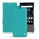 Housse cuir Blackberry Key2 - Bleu fluo