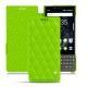 Funda de piel Blackberry Key2 - Vert fluo - Couture