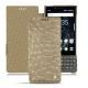 Housse cuir Blackberry Key2 - Autruche desert