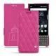 Capa em pele Blackberry Key2 - Rose BB - Couture