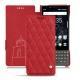 Capa em pele Blackberry Key2 - Rouge troupelenc - Couture