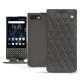 Capa em pele Blackberry Key2 - Anthracite - Couture ( Pantone 424C ) 