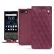 Custodia in pelle Blackberry Key2 - Prune vintage - Couture