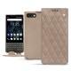 Custodia in pelle Blackberry Key2 - Taupe vintage - Couture