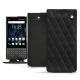 가죽 커버 Blackberry Key2 - Negre poudro - Couture