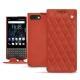 가죽 커버 Blackberry Key2 - Arange clouquié - Couture