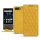 Funda de piel Blackberry Key2 - Jaune soulèu - Couture