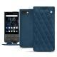Housse cuir Blackberry Key2 - Blu mediterran - Couture