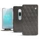 Sony Xperia XZ2 Premium leather case - Anthracite - Couture ( Pantone 424C ) 