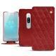 Sony Xperia XZ2 Premium leather case - Tomate - Couture ( Pantone 187C ) 