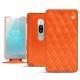 Lederschutzhülle Sony Xperia XZ2 Premium - Orange fluo - Couture