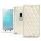 Lederschutzhülle Sony Xperia XZ2 Premium - Blanc escumo - Couture