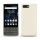 Blackberry Key2 leather cover - Blanc (  Nappa - White ) 