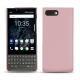 レザーケース Blackberry Key2 - Rose ( Nappa - Pantone 2365C ) 