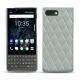 Funda de piel Blackberry Key2 - Gris - Couture ( Nappa - Pantone W428C ) 