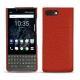 Custodia in pelle Blackberry Key2 - Papaye ( Pantone 180C ) 