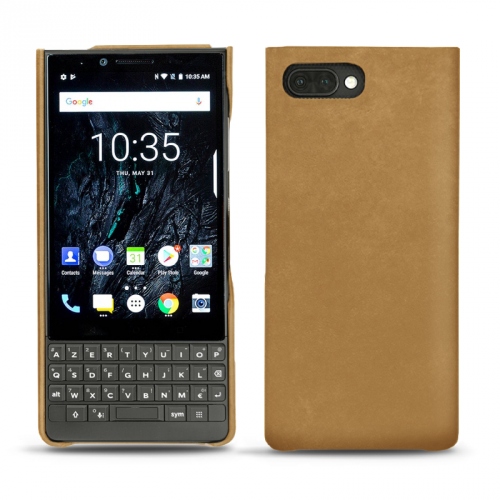 Blackberry Key2 leather caseSable vintage ( Pantone #9b7340 ) 