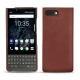 Coque cuir Blackberry Key2 - Passion vintage ( Glutton - Red ) 