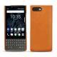 Coque cuir Blackberry Key2 - Mandarine vintage ( Pantone 165C ) 