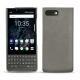 Blackberry Key2 leather cover - Acier vintage ( Pantone 403C ) 