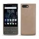 Coque cuir Blackberry Key2 - Taupe vintage ( Pantone 7530C ) 