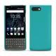 Custodia in pelle Blackberry Key2 - Bleu fluo
