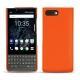 Lederschutzhülle Blackberry Key2 - Orange fluo