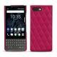 Custodia in pelle Blackberry Key2 - Rose fluo - Couture