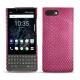 Blackberry Key2 leather cover - Serpent ciclamino
